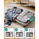 thumbnail image 3 of Juego de 6 cubos de compresión para viajes, bolsas ligeras organizadoras de equipaje, bolsas duraderas para ahorrar espacio, artículos esenciales de viaje, 3 of 7