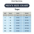 thumbnail image 3 of Fruit of the Loom Men's A-Shirts Asst Solids 6 Pack Size Large 42"-44", 3 of 3