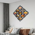thumbnail image 2 of Collage Picture Frame Holds 9 Images Wall Mount Multiple Photos Collage 4x6 Inch Rectangle, 2 of 14