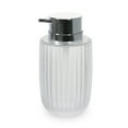 thumbnail image 6 of Decozen Bathroom Accessories Set of 4 Includes Soap Lotion Dispenser, Tumbler, Tissue Box, and Tray - Clear, 6 of 10