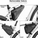 thumbnail image 3 of Bolsa de almacenamiento para cuadro de bicicleta WOTOW, resistente al agua, reflectante, 2 litros, 3 of 8