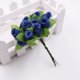 thumbnail image 4 of Bearachild Cabezas Flores artificiales Rosa Mini ramo Hogar Boda Guirnalda Plantas falsas Arreglo de decoración de fiesta de año nuevo Kits de decoración para fiestas Azul oscuro, 4 of 6