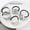 B, variant on 2-Pack Trendy Alloy Hair Ties for Women Glitter Cutout Ponytail Holders