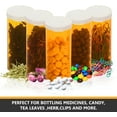 thumbnail image 2 of Pharmacy Prescription Vials, Amber Medicine Bottle, 16 Dram Snap Caps, Caps Included, Pack of 300 (Medicine & Pill Container, Pharmacy Bottle, Pharmacy Container, Plastic Container) by Sponix BioRx, 2 of 9