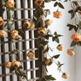 thumbnail image 2 of Artificial Small Peony Flower Vine 65" Long, 2 of 13