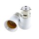 thumbnail image 4 of 2PCS BC B22 to ES E27 Adaptor Bayonet Edison Screw Light Bulb Converter Holder, 4 of 4