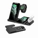 thumbnail image 2 of Cargador inalámbrico plegable tres en uno, soporte portátil para teléfono móvil, conjunto de carga magnética para auriculares Apple Watch, 2 of 2