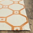 thumbnail image 3 of SAFAVIEH Cedar Brook Carrissa Geometric Area Rug, Ivory/Orange, 4' x 6', 3 of 7