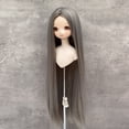 thumbnail image 4 of 1/4 Doll Wig Soft High Temperature Silk Long Straight Hair Doll Wig for Collection, 4 of 7