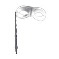 thumbnail image 1 of Rod Fancy Dress Festivo Cumpleaños Prom Ball Masquerade Cosplay Argén Jinwen Cubierta de la mascarada, 1 of 8