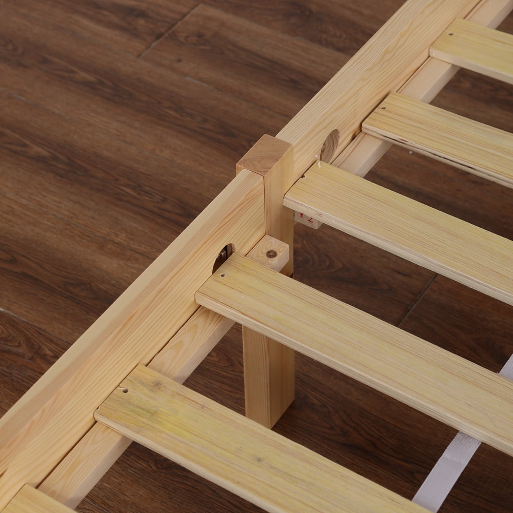 Kepooman Pine Platform Bed Frame with Headboard/wood Plank Support/no Spring Required/easy to Assemble, Full Size-Burlywood Kepooman Pine Platform Bed Frame with Headboard/wood Plank Support/no Spring Required/easy to Assemble, Full Size-Burlywood