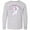 AC-Heather Grey, variant on Inktastic I'm Purrdy Cute White Kitty Cat Long Sleeve Youth T-Shirt