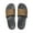 Grey/Tan, variant on Reef Men's Sandals One Slide, Black, 4