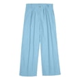 thumbnail image 5 of Men's Linen Double Pleated Straight Pants Solid Color Breathable Casual Holiday, 5 of 9