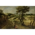 thumbnail image 2 of Jacob Savery the younger 24x17 Gold Ornate Framed and Double Matted Museum Art Print Titled - Landscape with Corn Fields (1602 - 1630), 2 of 4