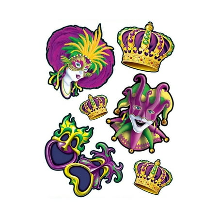 Mardi Gras Clings