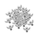 thumbnail image 4 of 30 piezas de colgantes de búho de aleación de zinc, elegantes y hechos a mano, con dijes de animales. Plata, 4 of 9
