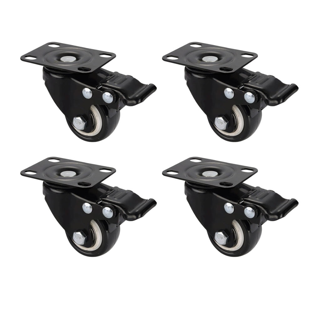 4 Swivel Casters 50mm 200KG Swivel Casters With Brake Heavy Duty