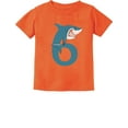 thumbnail image 1 of Tstars Boys Unisex 6th Birthday Gift Shark Shirt Birthday Gift for 6 Year Old Birthday Gift for Boys Gift for Six Years Old Birthday Party B Day Toddler Kids T-Shirt, 1 of 6