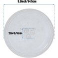 thumbnail image 2 of 9.6" / 24.5cm Microwave Glass Plate - Microwave Glass Turntable Plate Replacement for Small Microwaves Compatible, 2 of 4