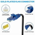 thumbnail image 5 of KLYNE - Adoreen Cat 6 Outdoor Ethernet Cable 25 Ft Black, High Speed 25Ft, Black, 5 of 6