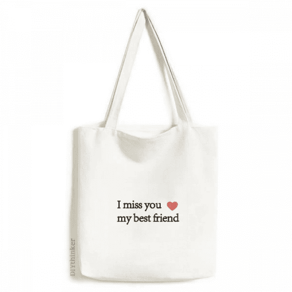 Best Friend Fellowship Companionship Tote Canvas Bag Shopping Satchel Casual Handbag