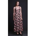 thumbnail image 2 of Bimba Robe Longue Chic à Imprimé Floral pour Femme, Style Bohème, Maxi d'Été, Tenue de Plage - Petit, 2 of 6