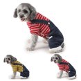 thumbnail image 2 of Pet Dog Clothes Fashion Warm Stripe Pattern Pet Apparel Pet Costume for Dogs, 2 of 8