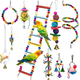 thumbnail image 1 of Juguetes De Loro De Pájaro, Juguete De Escalera De Campana Xtellar multicolor, 1 of 4