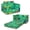 Green Monster Trunk, variant on Beavtaens Toddler Sofa, 2-in-1 Dinosaur Flip Open Toddler Couch, with Side Pocket, for Ages 18 Months+