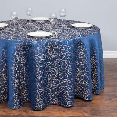 Ambesonne Blue Tablecloth Rectangle Satin Table Cover Accent for Dining Room and Kitchen 52 X 70 Abstract Floral Pattern with Paisley Influences Ornate Curls Swirled Leaves Blue Orange Coral 