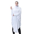 thumbnail image 3 of lionlar Robe de Prière Musulmane pour Femmes, Couverture Complète, Pièces Arabes, Robe Suspendue - Bleu, TG, 3 of 9