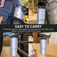 thumbnail image 7 of Modern 30oz Handheld Travel Tumbler with Handle – Double Wall Stainless Steel Insulated Cup, Flip Straw Lid, Leak-Proof & BPA-Free for Hot and Cold Drinks – Durable Coffee & Juice Mug White, 7 of 7