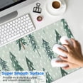 thumbnail image 4 of Long Mouse Pads for Desk,Light Green Christmas Tree and Snow Desk Mats on Top Of Desks, Desk Mouse Pad Extra Large with 3mm Non-Slip Base and Stitched Edge for Gaming,Work,Home 31.5x11.8in, 4 of 4