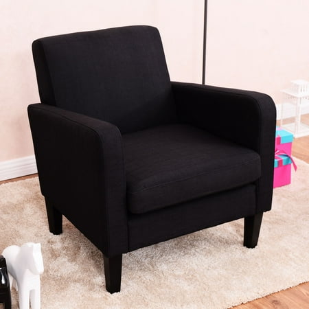 - Costway Leisure Arm Chair Accent Single Sofa Fabric Upholstered Living Room Furniture