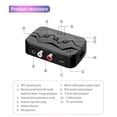 thumbnail image 5 of Transmisor Receptor Bluetooth Multifunción Nfc Todo En Uno Compatible Con Tarjeta Tf U Disk Play Rca Call 5,0 Adaptador Eigraketly EL016206-00, 5 of 5
