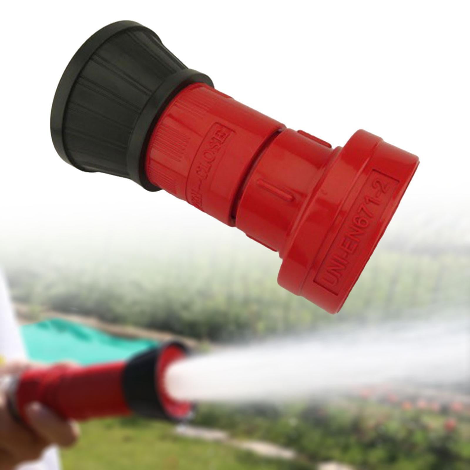 colaxi Fire Hose Nozzle High Pressure Spray Nozzle Practical Irrigation Accessory Home Cleaning Premium Multifunction Fire Equipment , 2 inch