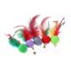 thumbnail image 2 of Juego de 10 Uds. De juguetes de repuesto interactivos para mascotas con plumas y palos para gatos, 2 of 4