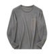 thumbnail image 4 of pstuiky camisas de manga larga para hombre, Sudadera con cuello redondo, manga larga, color liso, para hombre, cómoda y cálida para el hogar top de hombre s, 4 of 5