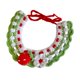 thumbnail image 2 of Collar de gato de punto, collar de punto, collar hecho a mano, babero de vestir ajustable para fresa, 2 of 9