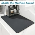 thumbnail image 4 of Tapete de café AMOAMI absorbente con respaldo de goma para cocina, 4 of 7