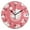BlacK, variant on YAZAOO Decorative Wall Clock Size:25cm Playful Polar Bubbles Design Pattern Clock