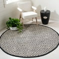 thumbnail image 2 of SAFAVIEH Montauk Carina Diamond Area Rug, Beige/Black, 8' x 10', 2 of 10