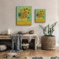 thumbnail image 6 of Van Gogh Canvas Wall Art, Twelve Sunflowers Canvas Print, sunflower canvas wall art, Van Gogh sunflowers, Ready To Hang for Living Room Home Wall Décor 16x20, 6 of 7