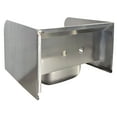 thumbnail image 5 of Wall Mount Type 304 Series Stainless Steel Hand Sink, Double Side Splash and Faucet, 5 of 8