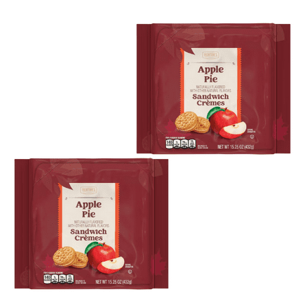 Benton's Apple Pie Sandwich Cremes Cookies, 15.25 oz,2 Pack