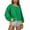 Green, variant on Odbmxy Long Sleeve Ladies Sweatshirts Beige Women Tops Solid Color Basic Oversized Lightweight Sweatshirts,XL
