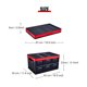 thumbnail image 4 of Contenedores de almacenamiento plegables de 30L, caja de almacenamiento para maletero de coche, cesta de utilidad plegable multifuncional, caja de almacenamiento con tapa, 4 of 8