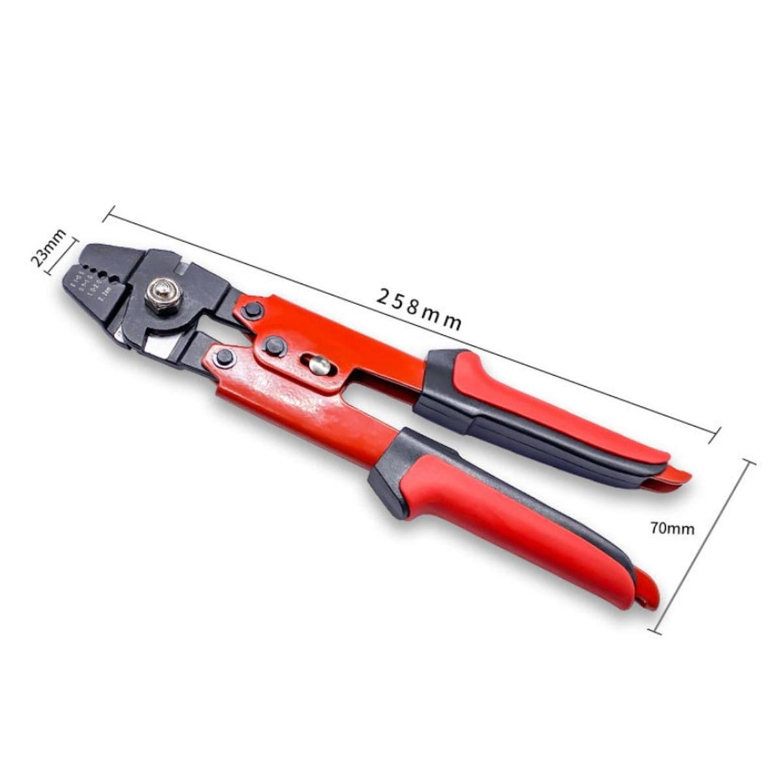 MAGIDEAL Fishing Crimping Pliers Rustprool Wire Crimper Tool for 0.1-2.2mm Steel Wire
