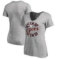 Women's Ash Detroit Tigers Eat Em Up Hometown T-Shirt